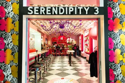 a restaurant with a doorway with a sign that reads emergency three at OYO Times Square in New York