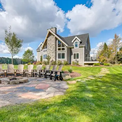 Spacious and Secluded Forksville Home Fire Pit