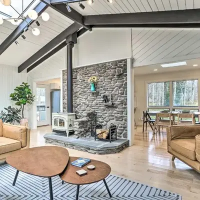 Modern Hideaway with Deck and State Forest Access