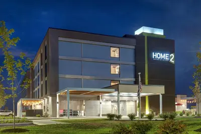 an office building with a home sign on it at Home2 Suites By Hilton Wilkes-Barre in Wilkes-Barre