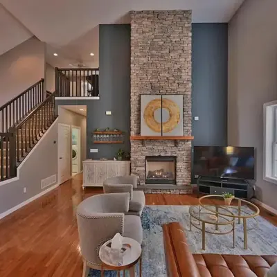 Chic Poconos Getaway with Deck and Home Theater!