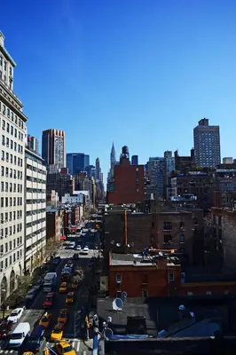 a view of a city street with cars and buildings at Lex Hotel NYC in New York