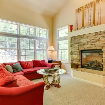 Half-Mi to Big Boulder Lake Townhome with Deck!