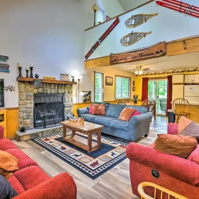 Spacious Albrightsville Home with Game Room!