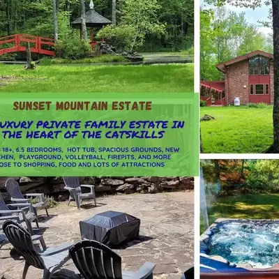 Sunset Estate in the Catskills