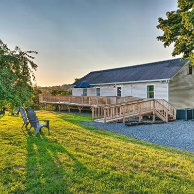 Deck and Game Room Home in Pennsylvania Countryside