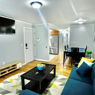 Urban Oasis Spacious 3BR 2BA Patio Near NYC EWR American Dream Mall