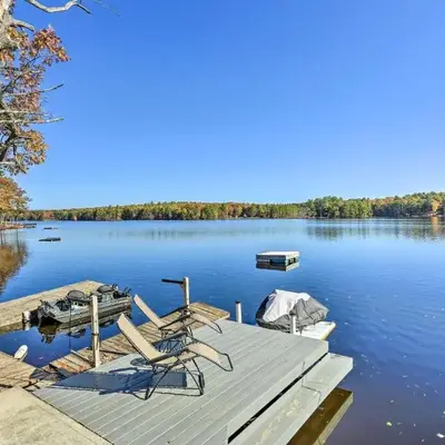 Modern Mohican Lake Abode with Fire Pit and Views