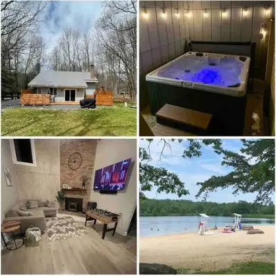 Modern Home near Lake w HotTub
