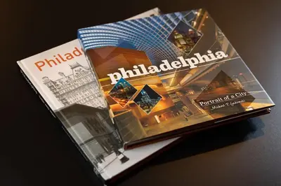 a magazine sitting on top of a table at Thena Hotel - Spacious Studio in Philadelphia