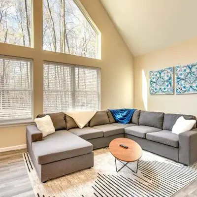 Hike and Ski Pocono Lake Home with Community Perks!